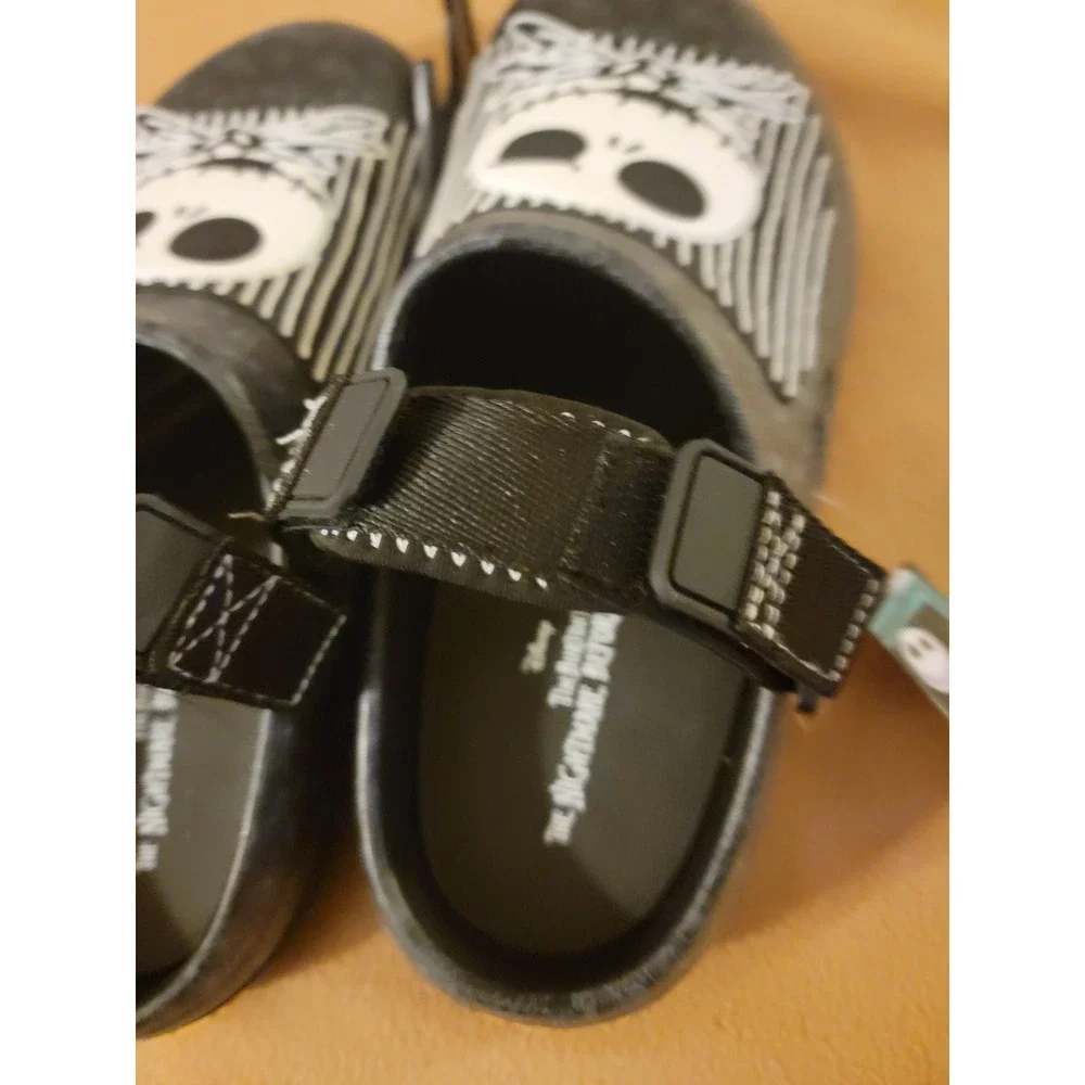Tim Burton's Nightmare Black‎ Clogs Pumpkin King Size 11